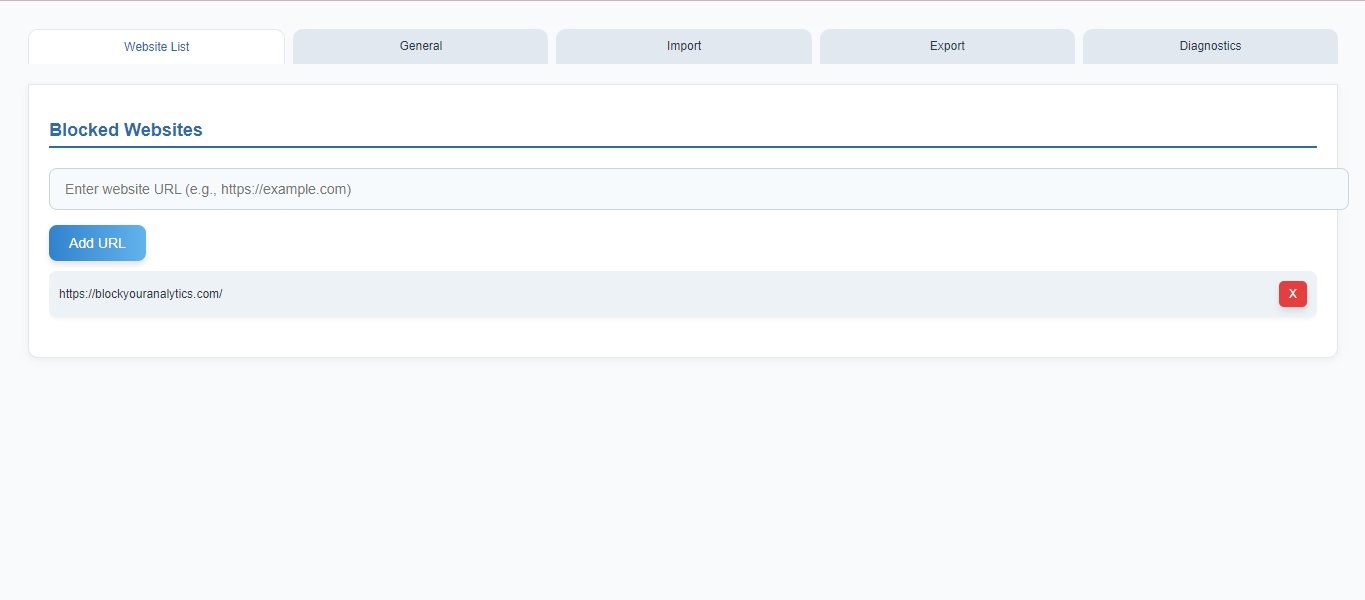 Block Yourself from Analytics Safari Extension